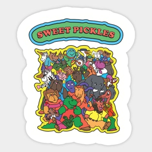 Sweet Pickles - Retro Reading Books Sticker